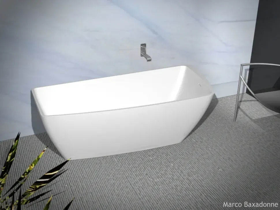 Vasca da bagno in Corian modello Yole next Mastella a prezzo Outlet
