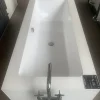 Vasca da bagno in Corian modello Vasca freestanding style sistem rivestita in corian 180x80 cm Artigianale a prezzo scontato