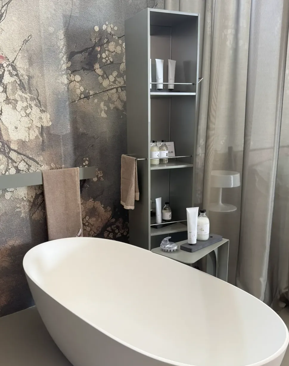Vasca da bagno modello Mini ray Edone in Corian SCONTATA