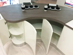 Veneta Cucine Cucina Extra tonda colore bianco scontato del -58 %