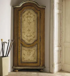 Vetrinetta Angoliera laccata a tempera stile veneziano scontata del 30% Artigianale OFFERTA OUTLET