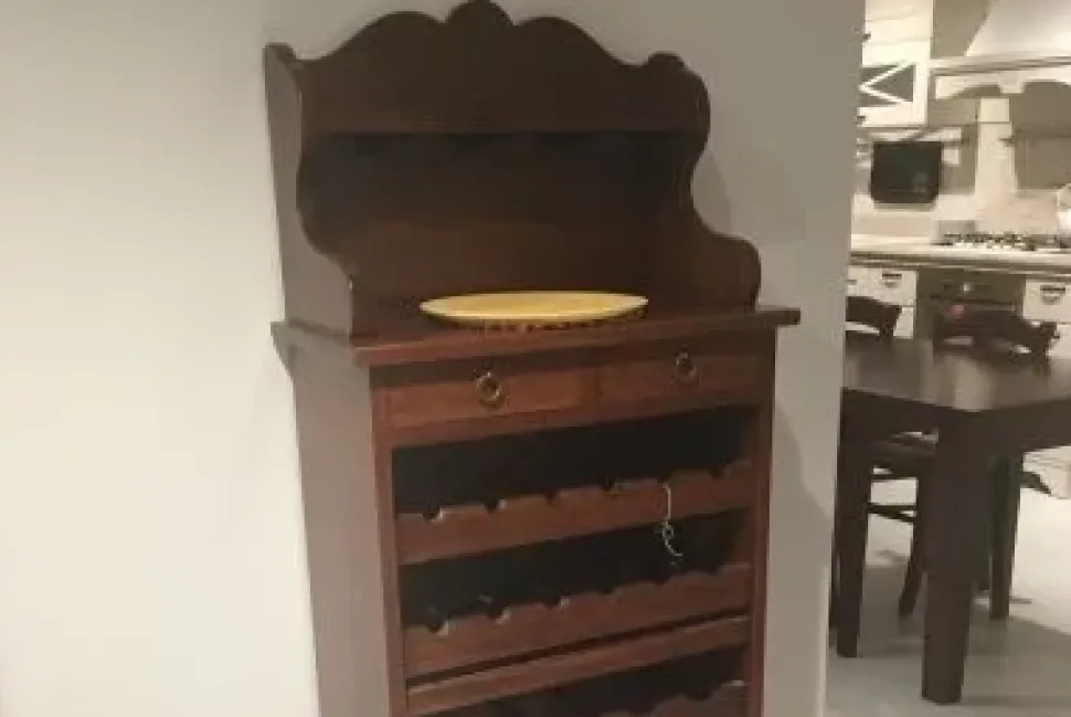 Vetrinetta Cantinetta legno massello di &tradition a prezzo Outlet