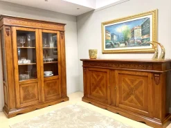 Vetrinetta Cristalliera stile classico Cristalliera di Artigianale in offerta