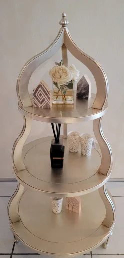 Vetrinetta Etagère Grande arredo in legno a prezzo scontato