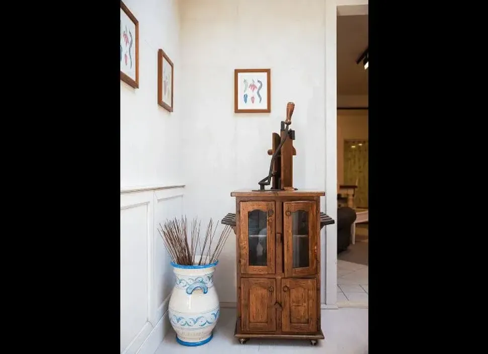 Vetrinetta La cantina Artigianale in legno a prezzo Outlet