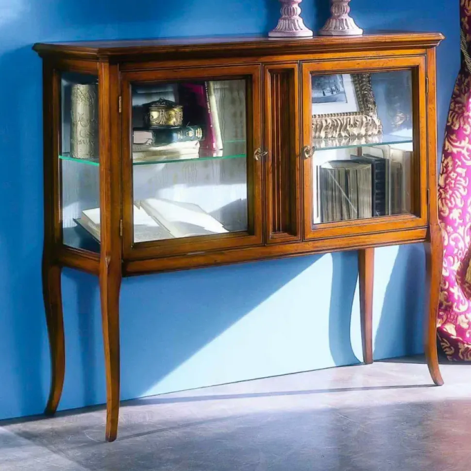 Vetrinetta Modello klauss Artigianale in legno a prezzo Outlet