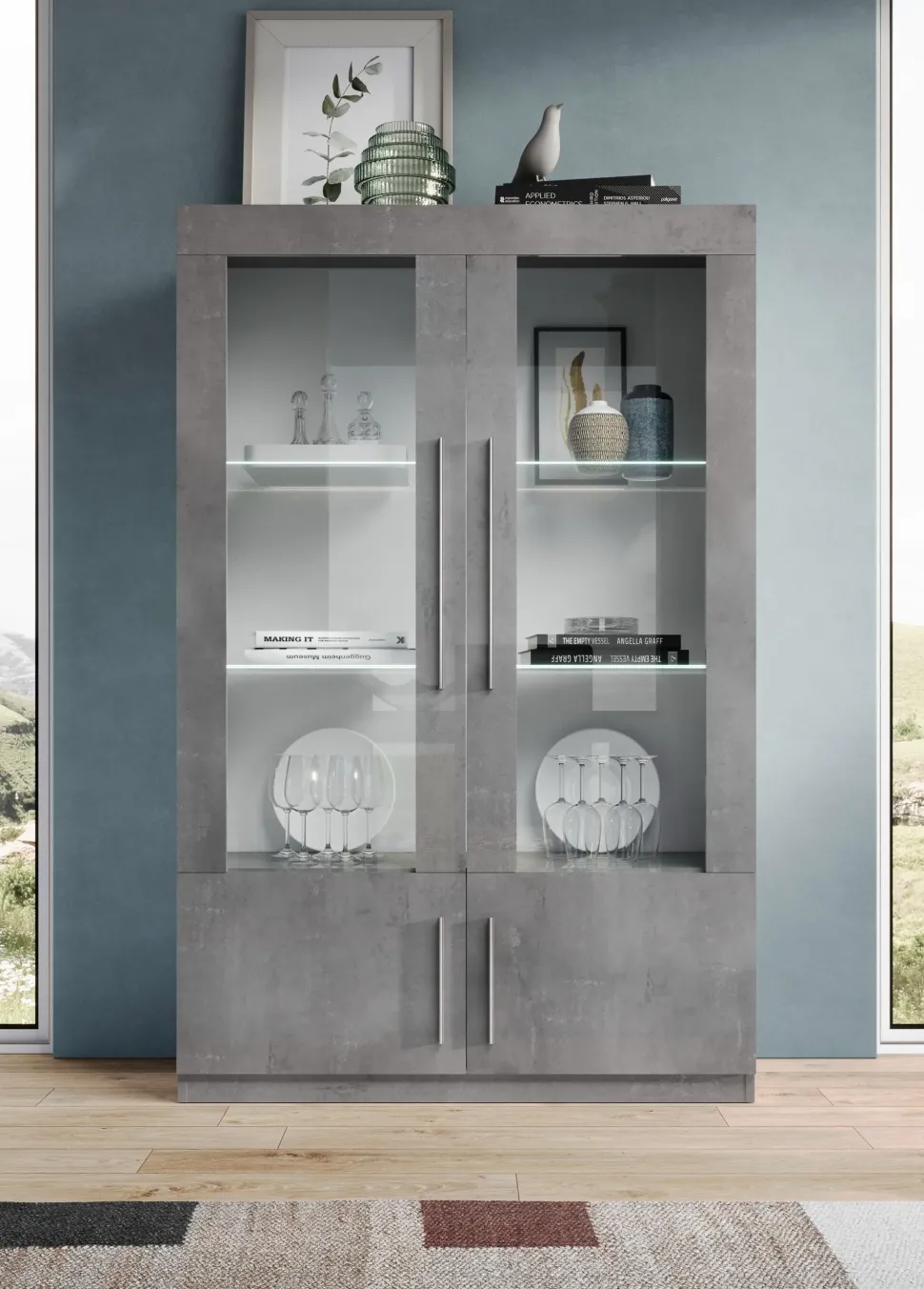 Vetrinetta Vetrina 2a. greta stile moderno Vetrina 2a. greta di Artigianale in offerta