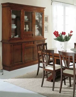 Vetrinetta Vetrina f206 stile classico Vetrina f206 di Falegnameria italiana in offerta