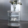 Vetrinetta Vetrina rotonda mod. olga in cristallo curvato in promo-sconto del 45% Artigianale in stile design in offerta